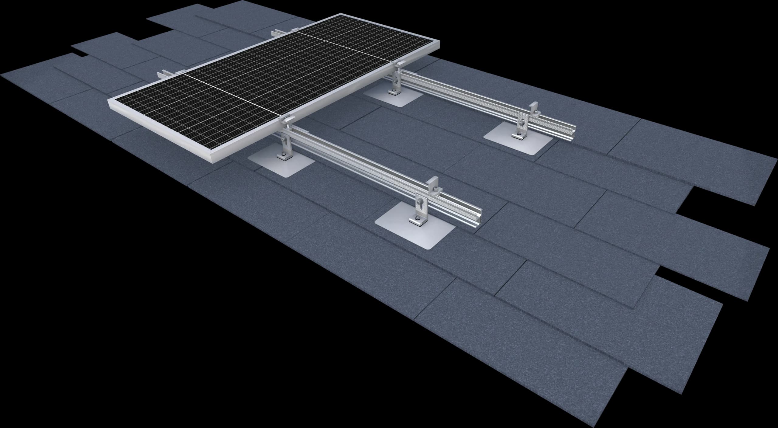 Solaris SHINGLE – Fixations en toiture