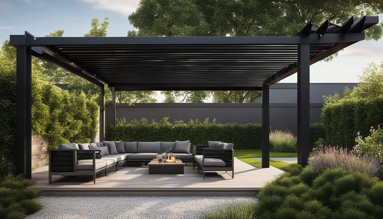 Découvrez le pouvoir de l'esthétique : la pergola photovoltaïque chez vous
