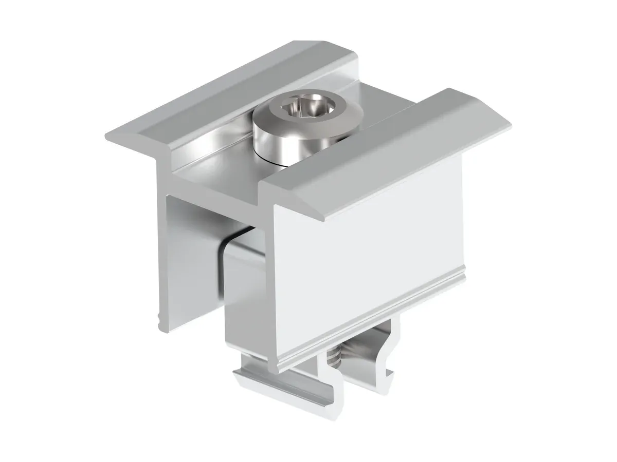 Solaris HOOK PRO — Mid Clamp component, Aluminium EN AW-6005 T6 · stainless steel A2