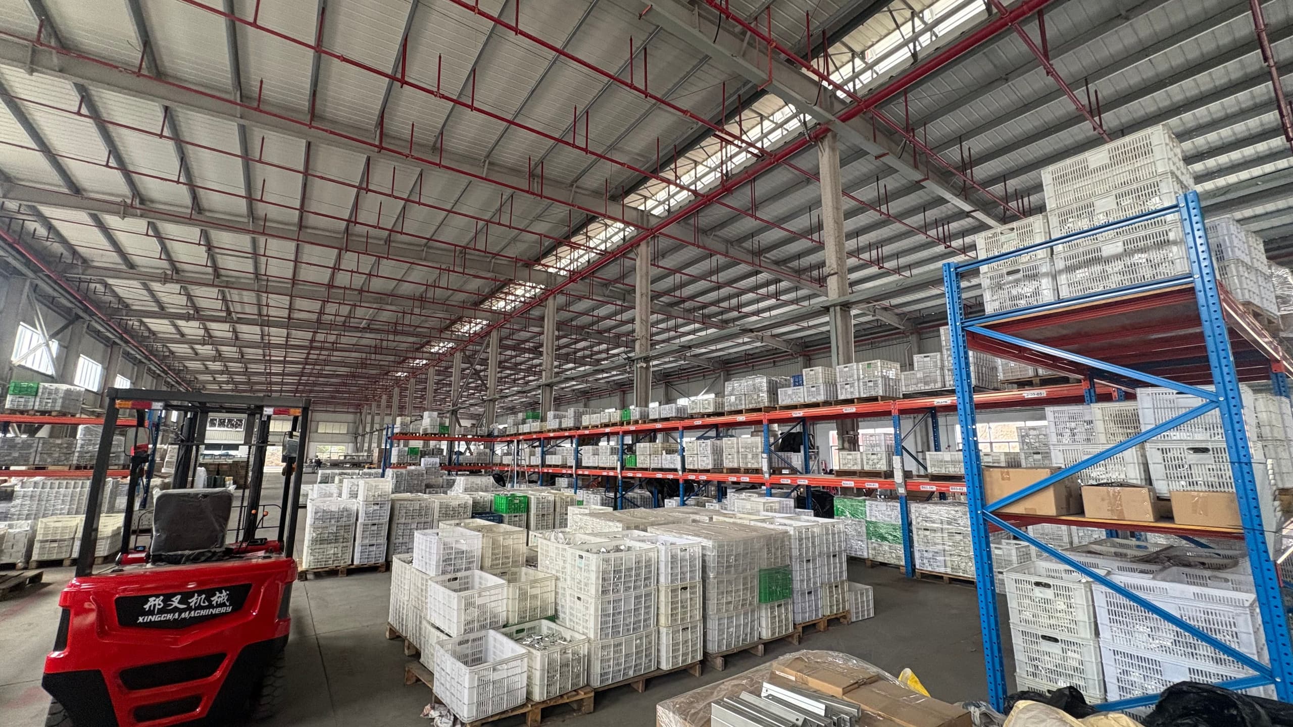 Atelier et zone de stockage