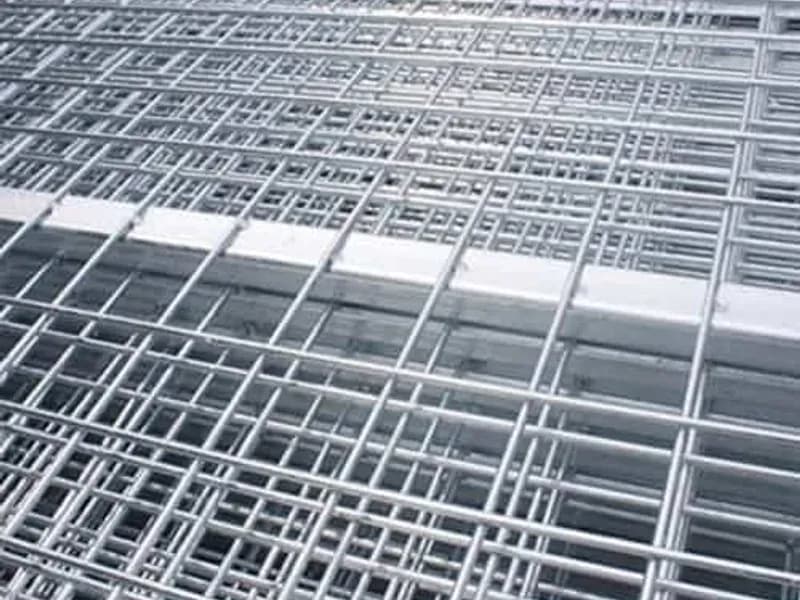 Drahtgitterzaun – Silber – verzinkt